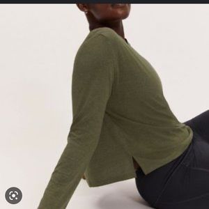 Girlfriend Collective Cupro long-sleeve top